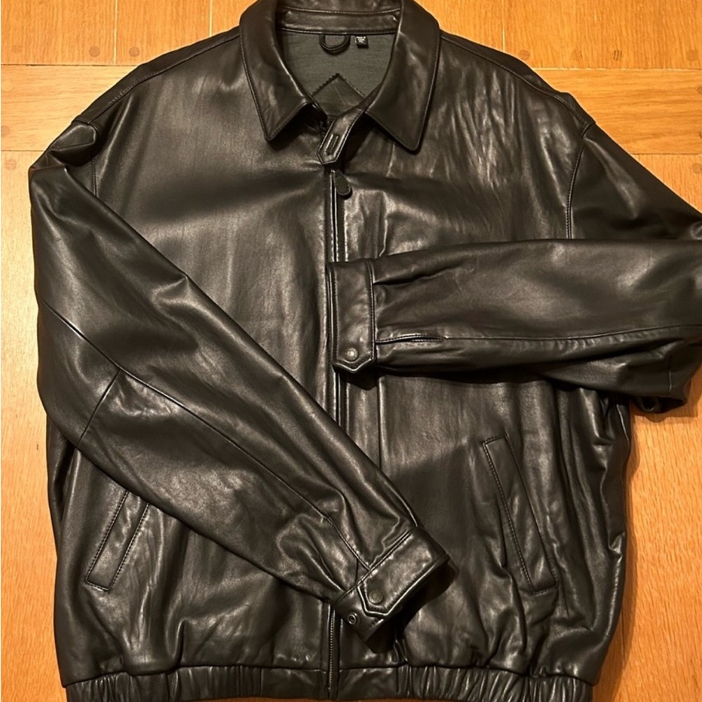 Roundtree & Yorke Men's New Lamb Skin Leather Jacket 3XLT - Picture 2 of 11